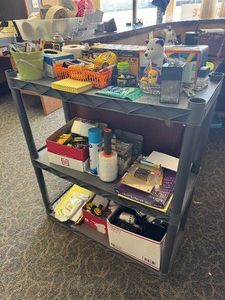 Storage Shelf & Supplies