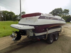 2002 Crownline, with Mercury 5.0 and 2023 Shorland'r like new Trailer