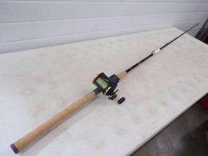 Musky Rod and Reel FigRig Tooth Tamer 8 Trolling Rod with Diwa Sealine SG47LA Reel and 50# Power Pro Line