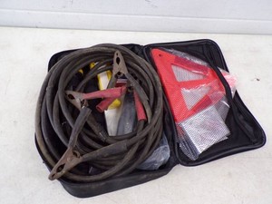 Car Emergency Kit with Jumper Cables