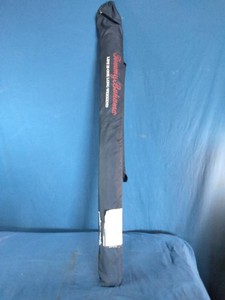 Tommy Bahama Groundbreaker 7ft beach umbrella with a blue fabric.