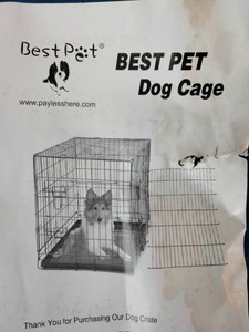 Best Pet wire dog cage, designed for training and containment.