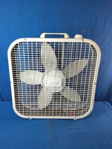 Lasko 20-inch box fan features a three-speed motor