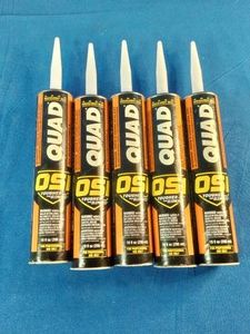 OSI QUAD Window, Door, and Siding Sealant, featuring an All Season Formula.