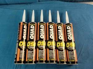 6-pack of OSI QUAD Window, Door & Siding Sealant.