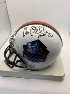 Carl Eller 2004 Hall of Fame Mini Helmet, Minnesota Vikings Legend Hall of Famer Purple People Eater