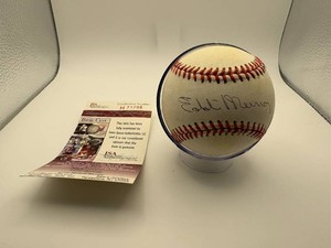 Eddie Murray Autographed Baseball, Authenticated by JSA, Comes With Sticker and Certificate of Authenticity
