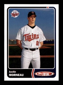 2003 Topps Total - Justin Morneau #773 Rookie Card