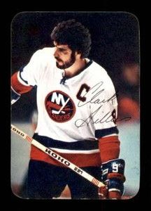 1977-78 Topps - Glossy Insert Clark Gillies #6 Vintage Hockey Card