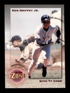 1995 Megacards Ken Griffey Jr. and Ty Cobb In the Zone