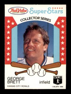1986 True Value Hardware Super Stars - George Brett #17