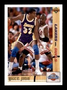 1991-92 Upper Deck Michael Jordan and Magic Johnson Legends Card