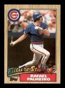 1987 Topps - Future Stars Rafael Palmeiro #634 (RC) Rookie Card