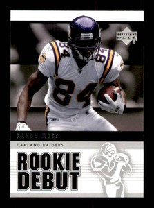 2005 Upper Deck Randy Moss Minnesota Vikings
