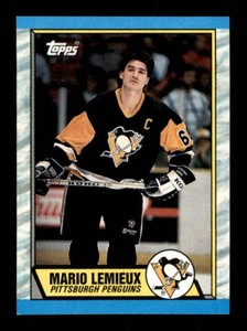 1989-90 Topps - Mario Lemieux #1 Vintage Hockey Card