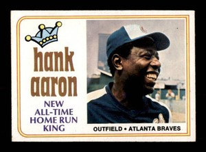 1974 Topps - Hank Aaron #1 Vintage Baseball Card