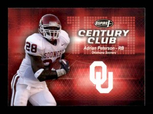 2007 SAGE Aspire - Century Club Adrian Peterson #C11 (RC) Rookie Card