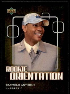 2003-04 Upper Deck Carmelo Anthony Rookie Card