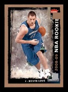 2009 Fleer NBA Rookie Kevin Love Rookie Card