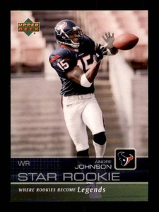 2003 Upper Deck - Star Rookies Andre Johnson #253 (RC) Rookie Card