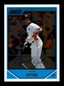 2007 Bowman Chrome Justin Upton Rookie Card