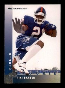 1997 Donruss - Rookie Tiki Barber #205 (RC) Rookie Card
