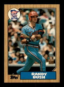 1987 Topps - Randy Bush #364 Topps Tiffany Rare Version