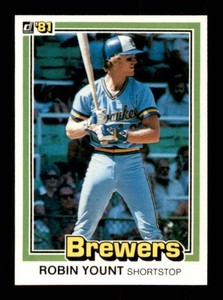 1981 Donruss - Robin Yount #323 Vintage Baseball Card