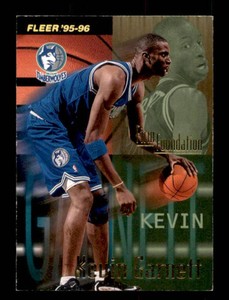 1995-96 Fleer - Kevin Garnett #335 (RC) Rookie Card
