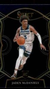 2020-21 Panini Select - Concourse Jaden McDaniels #88 Blue (RC) Rookie Card