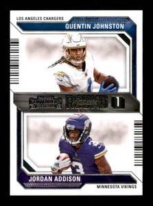 2023 Panini Contenders - Round Numbers Jordan Addison, Quentin Johnston #8 Rookie Card (RC)