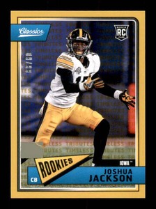 2018 Panini Classics - Rookies Joshua Jackson #231 Timeless Tributes Gold 99 (RC)