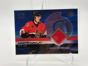 2005 Pacific Martin Havlat Game Used Jersey Card (former Minnesota Wild Player)