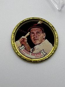 Topps Coins Brooks Robinson Vintage Baseball Collectible