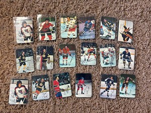 Vintage NHL Hockey Card Lot Glossy Cards, Lots of Big Names