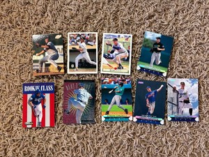 Baseball Star Rookie Card Lot, 9 Cards Total