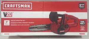 Brand New Craftsman 20 Volt Chainsaw