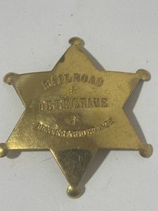 Railroad Detective Brass Badge