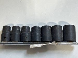 SK Tools 7pc 12 Drive Impact Socket Set