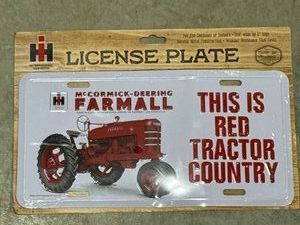 Brand New Farmall License Plate