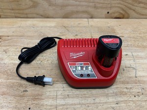 Milwaukee M12  12-Volt Lithium-Ion Compact 2.0Ah Battery Pack and Charger Starter Kit CAT. NO. 48-59-2401 MSRP $89