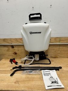 Strongway Backpack Sprayer, 4-Gal. Tank, 90 PSI, 0.5 GPM Flow, Viton Seals MSRP $99.99