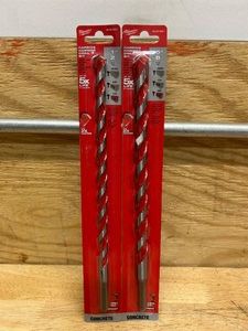 Milwaukee Carbide Hammer Drill Bits MSRP $44.44 (lot of 2)
