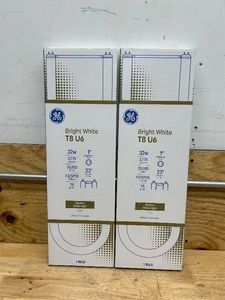 GE 32-Watt 23.07-in Medium Bi-pin (T8) 3500 K Bright White Ubend Fluorescent Light Bulb MSRP $23.96 (lot of 2)