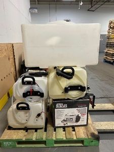 NorthStar Spot Sprayer Lot   16 Gallon & Larger Tanks, 50 gallon tank(untested and sold as is)