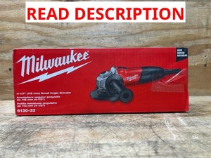 Milwaukee Small Angle Grinder, 7 Amp, 11,000 RPM, Slide Switch, Model# 6130-33