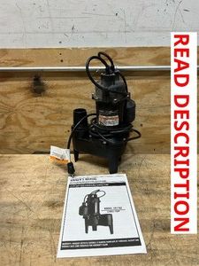 Ironton Cast Iron Sewage Pump, 4600 GPH, 12 HP, 2in. Port
