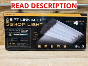 New 2ft Linkable Farpoint LED Shop Light Motion Sensor,7500 Lumens