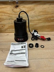 Red Lion Submersible Utility Water Pump, 1,300 GPH, 16 HP, 1n. MNPT34in. GHT Ports, Model# RL-MP16 Msrp $94.99