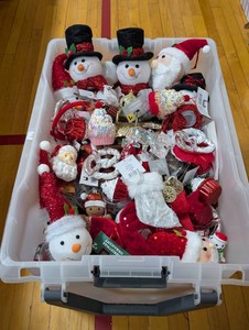 Bulk Lot Brand New Assorted Christmas Decor & Gift Supplies (Variety Tote)
